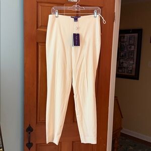 Ralph Lauren purple label Cream Pants with tags size 10
